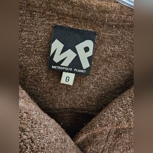 Cozy metropolis planet sweater jacket